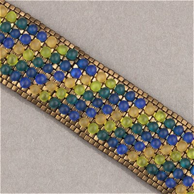 SB18-2006:  Miyuki 1.8mm Square Bead Matte Metallic Dark Bronze - SB18-2006*