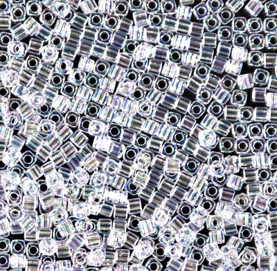 SB18-250:  Miyuki 1.8mm Square Bead Crystal AB 