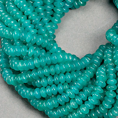 SP-1017: Jade Rondelle Turquoise 