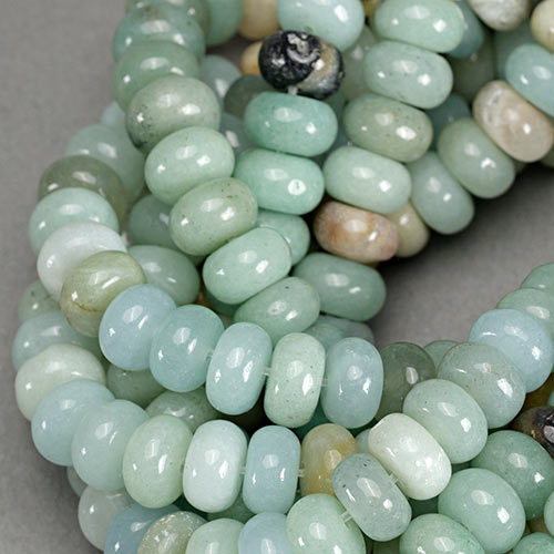 SP-1092: Amazonite Rondelle 8x5mm  