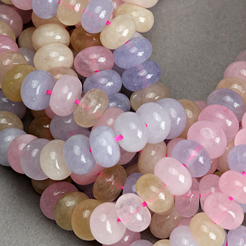 SP-1104: Jade Rondelle Multi Pastel 8x5mm 