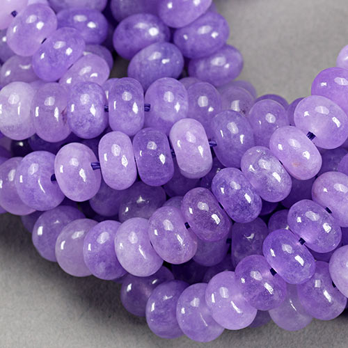 SP-1106: Jade Rondelle Purple 8x5mm 