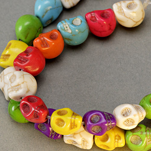 SP-1124: Magnesite Skull Multi 10mm 