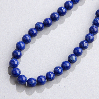 SP-HWL-008:  8mm Howlite Lapis 