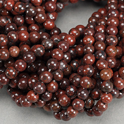 SP-JAO-004: 4mm Poppy Jasper 