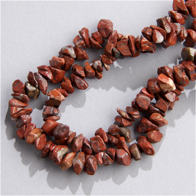 SP-JAO-CHP:  5x8mm Poppy Jasper Chips 