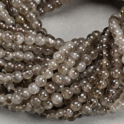 SP-QSM-004: 4mm Smoky Quartz 