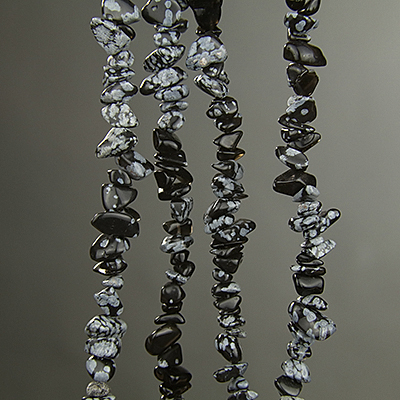 SP-SFO-CHP: Snowflake Obsidian Chips 