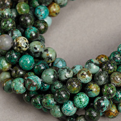 SP-TQA-006: 6mm African Turquoise 