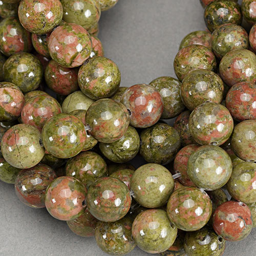 SP-UNT-008: 8mm Unakite 