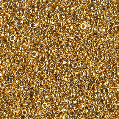SPR22-191:  Miyuki 2.2mm Spacer Bead 24kt Gold Plated 