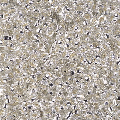 SPR3-1:  Miyuki 3mm Spacer Bead Silverlined Crystal 