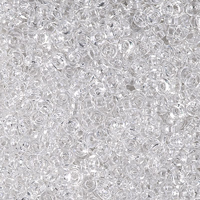 SPR3-131:  Miyuki 3mm Spacer Bead Transparent Crystal 