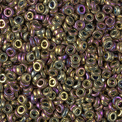 Caravan Beads - - SPR3-188: Miyuki 3mm Spacer Bead Metallic Purple