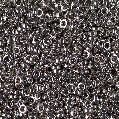 SPR3-190:  Miyuki 3mm Spacer Bead Nickel Plated 