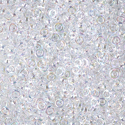 SPR3-250:  Miyuki 3mm Spacer Bead Crystal AB 