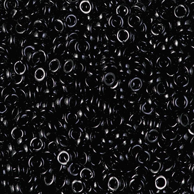 SPR3-401:  Miyuki 3mm Spacer Bead Black 
