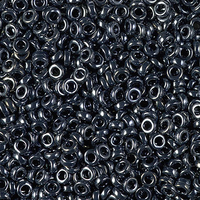 SPR3-464:  Miyuki 3mm Spacer Bead Light Gunmetal 