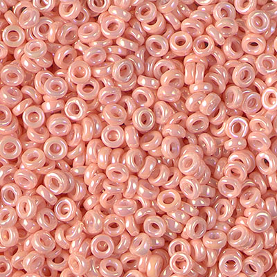SPR3-596:  Miyuki 3mm Spacer Bead Opaque Tea Rose Luster 