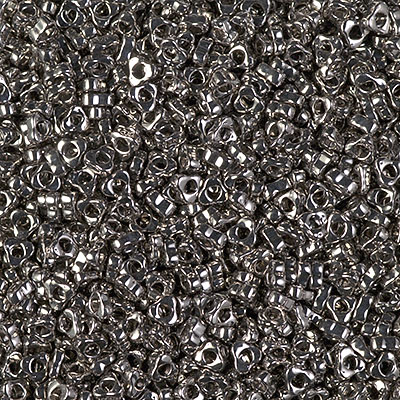 SPTR28-190:  Miyuki 2.8mm Triangle Spacer Bead Nickel Plated 