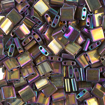 TL-188:  Metallic Purple Gold Iris Miyuki Tila Bead 