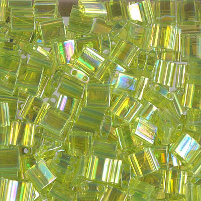 TL-258:  Transparent Chartreuse AB Miyuki Tila 