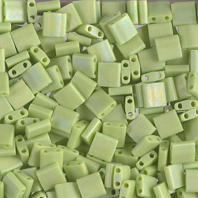 TL-416FR:  Matte Opaque Chartreuse AB Miyuki Tila 