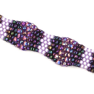 TR10-454:  Miyuki 10/0 Triangle Metallic Dark Plum Iris - TR10-454*