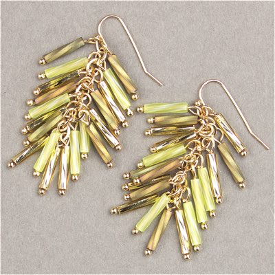 TW2712-2035:  Miyuki 2.7x12mm Twisted Bugle Bead Matte Metallic Khaki Iris - TW2712-2035*